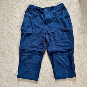 NEW Cycorld Convertible Hiking Pants Zip Off Shorts Women’s XL Lightweight